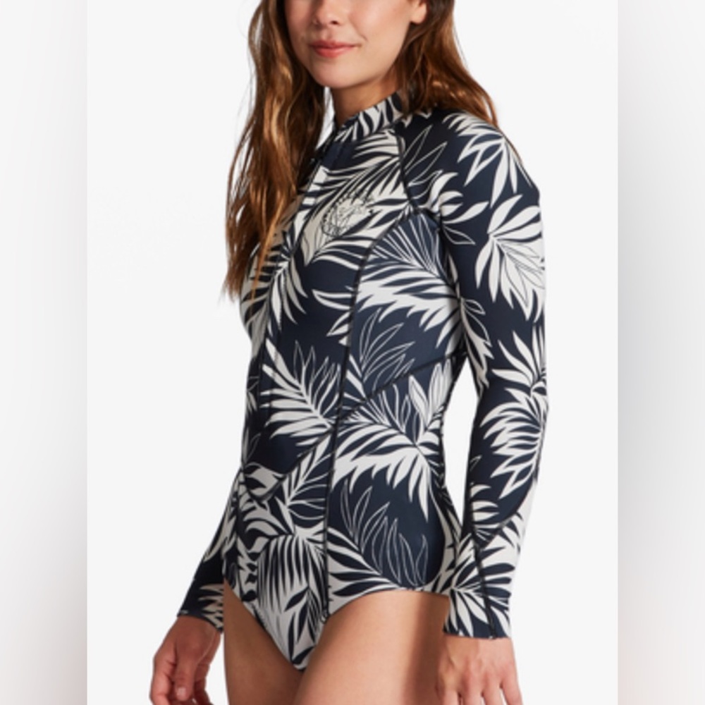 Billabong 2mm Salty Dayz Long Sleeve Springsuit in Paradise Size 2 NWT